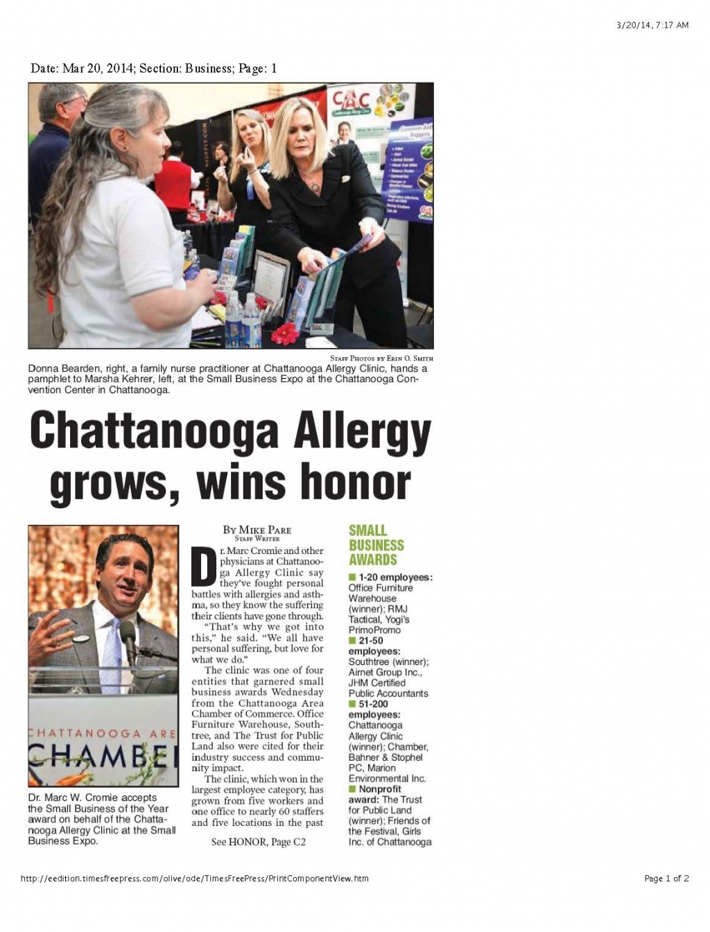 Cac times free press arti